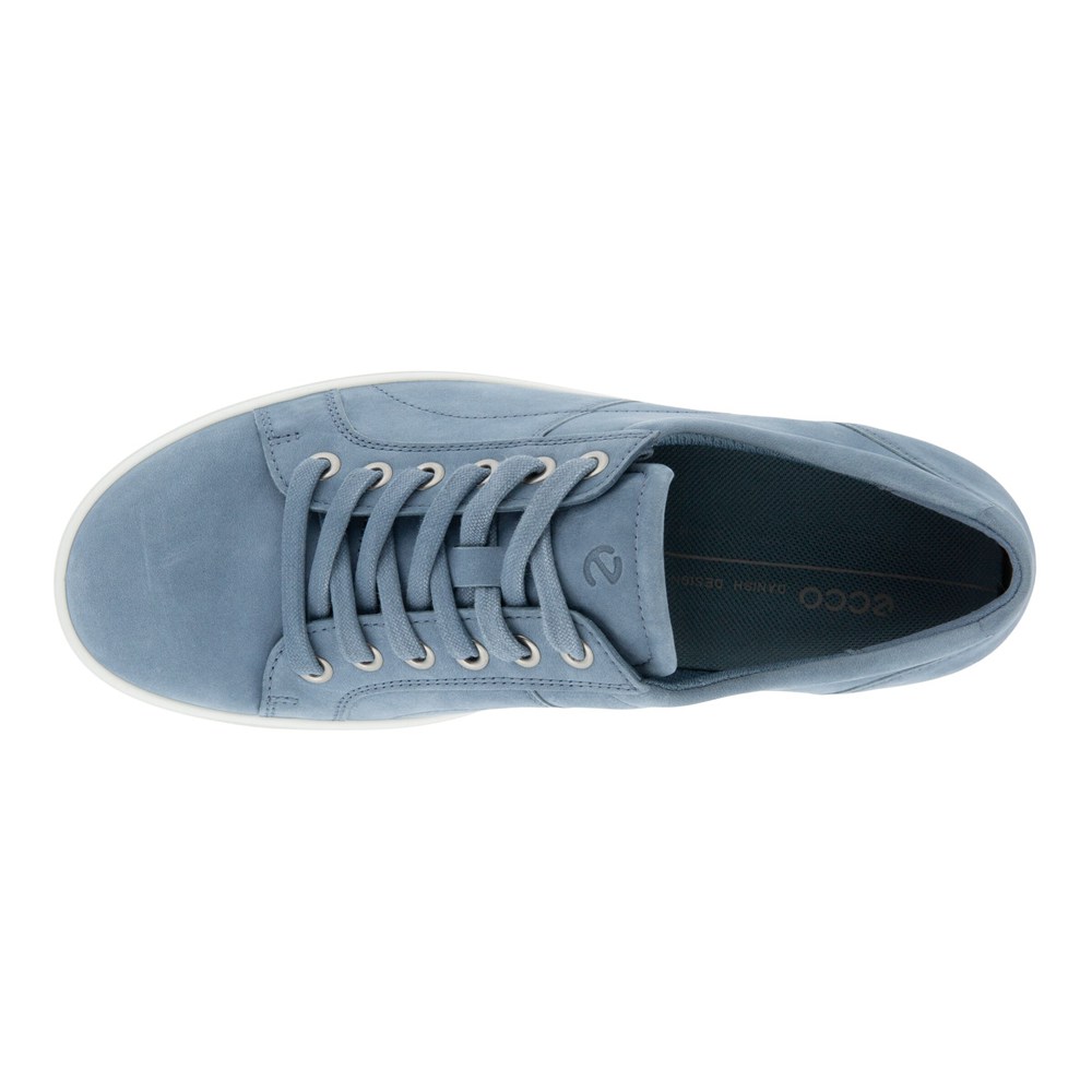 ECCO Womens Sneakers Blue - Soft Classic - QCG-784295